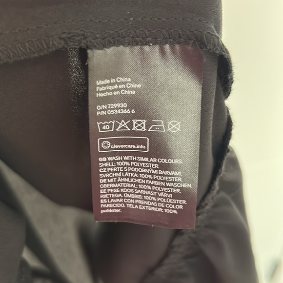 H&M Black Ruffle Dress Size 2 - Picture 3 of 3